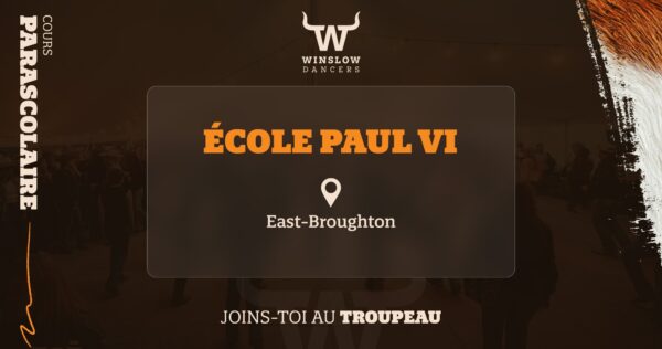 Parascolaire École Paul VI (East-Broughton)